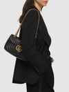 GUCCİ Deri İthal Toz Torbalı Mat Gold Zincirli Çanta