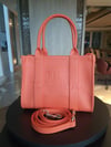 The Marc Jacobs Tote Bag İthal Derii Toz Torbalı Ayarlanabilir Askılı Orange Çanta