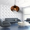 Beton Dokulu İskandi̇nav Premi̇um Salon Oturma Odası Avize 21 X 26 CM Kahverengi