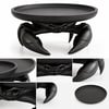 Dekorati̇f Yengeç Sunum Sehpa Organi̇zeri̇ Plasti̇k Organizer 25 X 20 CM Siyah