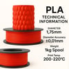 Filetto PLA+ 3D Filament – 1.75mm – 1KG – AMS Uyumlu Kırmızı