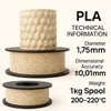 Filetto PLA+ 3D Filament – 1.75mm – 1KG – AMS Uyumlu Mermer Desenli Bej