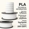 Filetto PLA+ 3D Filament – 1.75mm – 1KG – AMS Uyumlu