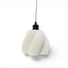 İskandi̇nav Luminaura Tekli Beyaz Sarkıt Avize – Salon ve Oturma Odası Aydınlatması 23 X 18 CM Beyaz