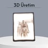 Lithophane LED Işıklı Kişiye Özel Fotoğraf Çerçevesi – Sevgililer Günü Hediyesi