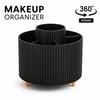 Masa Üstü Çok Amaçlı 360  Derece Dönen Organizer  – Dekoratif Ürün 20X20 CM Siyah