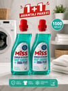 Miss Arap Sabunlu + Soda Plus Sıvı Çamaşır Deterjanı 1500 ml – 37 Yıkama 2'li