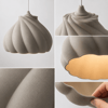 Pumpkin Tekli Avize Yatak Odası Mutfak Sarkıt Avize – Salon ve Oturma Odası Aydınlatması 25X25 CM Gri