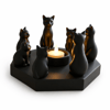 Ri̇tüel Kedi̇ Mumluk Bi̇blo Plasti̇k 20 CM Siyah