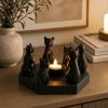 Ri̇tüel Kedi̇ Mumluk Bi̇blo Plasti̇k 20 CM Siyah