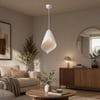 Yaprak Şekilli Beton Dokulu Salon / Oturma Odası Sarkıt Avize