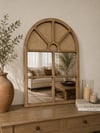 CHESTNUT RUSTICANA WINDOW MIRROR