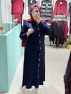 Düğmeli Triko Elbise