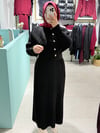 Pelerin Detaylı Triko Elbise