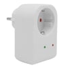  PM-18521 Durum Ledli Akım Korumalı Tekli Priz 16 Amper - 3500 Watt Tekli Beyaz
