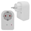  PM-18521 Durum Ledli Akım Korumalı Tekli Priz 16 Amper - 3500 Watt Tekli Beyaz