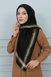120 cm. Jakar Floş Eşarp