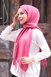 140 gr. Püsküllü Pamuksu Pashmina Şal