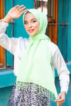 140 gr. Püsküllü Pamuksu Pashmina Şal
