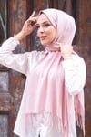 140 gr. Püsküllü Pamuksu Pashmina Şal