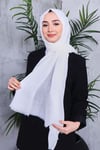 Flamlı Düz Renk Şal