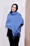 Pamuksu Pashmina Omuz Şalı Atkı