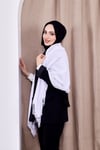 Pamuksu Pashmina Omuz Şalı Atkı