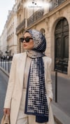 Puantiye Desenli Soft Şal