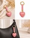 Kalpli Taşlı Luxury Çanta Charmı – Pembe Kristal Bag Charm