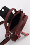 Luna Bordo Mini Bag Kadın Omuz Çantası