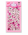 Pembe Taş Rhinestone Sticker – Yapışkanlı Saç, Yüz, Tırnak, Vücut ve Süs Taşı