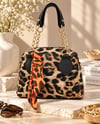 Savanna Bag Leopar Desenli Zincir Detaylı Çanta