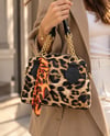 Savanna Bag Leopar Desenli Zincir Detaylı Çanta