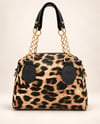 Savanna Bag Leopar Desenli Zincir Detaylı Çanta