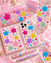 Taş & Çiçek Rhinestone Sticker – Yapışkanlı Saç, Yüz, Tırnak, Vücut ve Süs Taşı