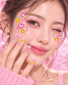 Taş & Kalp Rhinestone Sticker – Yapışkanlı Saç, Yüz, Tırnak, Vücut ve Süs Taşı