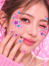 Taş & Yıldız Renkli Rhinestone Sticker – Yapışkanlı Yüz, Tırnak, Vücut ve Süs Taşı