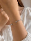 Twist Silver Açık Uçlu Bileklik
