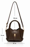 Vera Koyu Kahve Mini Bag Kadın Omuz Çantası