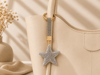 Yıldız Taşlı Luxury Çanta Charmı – Silver Kristal Bag Charm