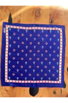 %100 Pamuk Lacivert Çapa Desenli Bandana 1758090