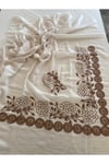 120 x 120 Büyük Ebat Organik Pamuk Eşarp