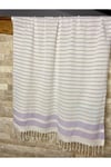 Aqua Bambu Lila 90x190 Hamam Sauna Plaj Peştemali