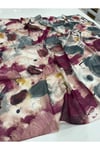 Bordo Fırça Koleksiyonu Floş Viskon Eşarp 100 x 100 cm