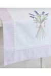 Bordürlü Lavanta İşlemeli 50x130 cm Runner
