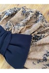 Dore Pratik Hazır Geçmeli Tesettür Bone Sandy Kumaş Fiyonklu Büzgülü