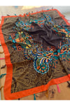 Etnik 110 x 110 cm Pareo Eşarp Şal Paisley 1757089