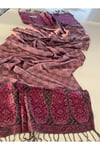 Gri Elegansa Omuz Atkısı Kaşmir Dokulu Şık Şal Kasmir Sal (Cashmere)