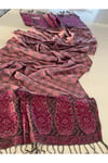 Gri Elegansa Omuz Atkısı Kaşmir Dokulu Şık Şal Kasmir Sal (Cashmere)