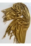Hardal Kaşmir Yumuşak Dokulu Omuz Atkısı (Cashmere) Kışlık Kalın Şal